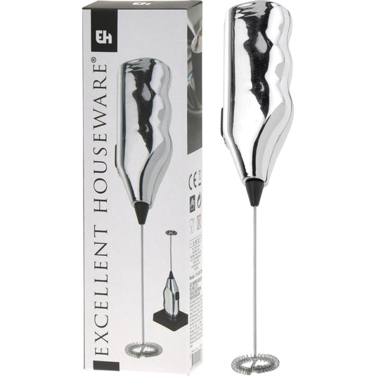 Excellent houseware melkopschuimer chroom