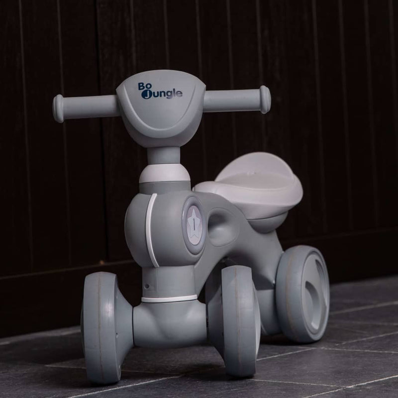 Load image into Gallery viewer, Bo Jungle Bo Loopspeelgoed B-Bike Jumpy grijs
