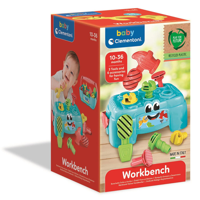 Load image into Gallery viewer, Clementoni baby speelgoed werkbank

