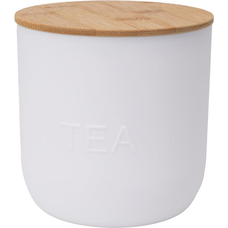 ギャラリービューアに画像をロードする, Excellent houseware voorraaddoos kunststof met bamboe deksel, coffee, tea of sugar
