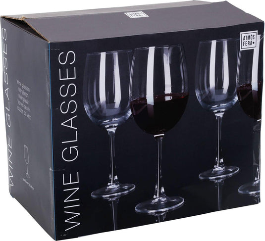 Atmos fera wijnglazenset rode wijn 6-delig 465ml ã˜7xh22,5cm