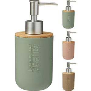 Zeepdispenser 300ml 3 assorti kunststof