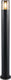 Trio hoosic - paalverlichting - zwart mat - excl. 1x e27 4 w - - buitenverlichting - ip44