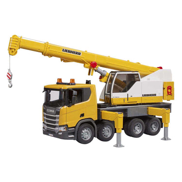 Bruder scania super 560r liebherr kraan met licht en geluid 1:16