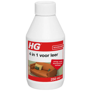 Hg 4 in 1 voor leer | reinigt, voedt, beschermt en onderhoudt leer 250ml