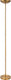 Lucide zenith - vloerlamp - ø 25,4 cm - led dimbaar - 1x20w 3000k - mat goud messing