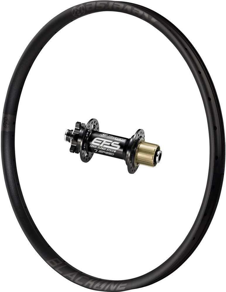 Load image into Gallery viewer, Reverse components black one dh 29 super boost rear wheel
