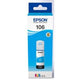 Inktfles epson 106 c13t00r240 cyaan