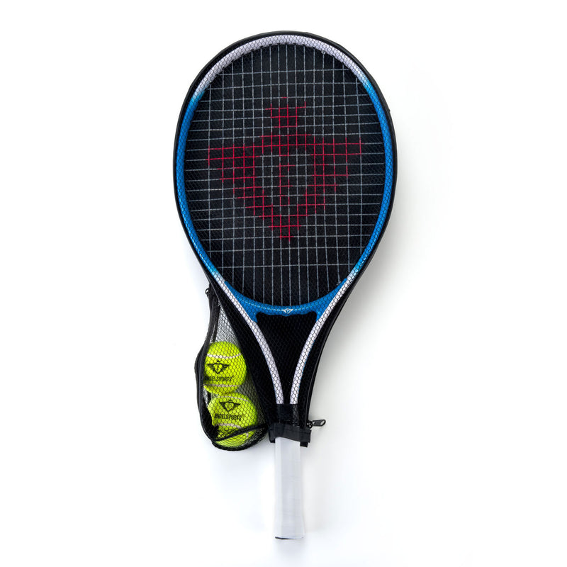 Load image into Gallery viewer, Engelhart tennisracket met hoes en 2 ballen - blauw
