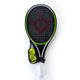 Tennisracket met hoes en 2 ballen - groen
