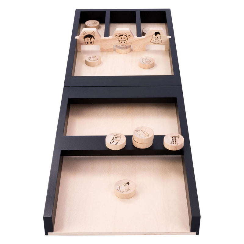 Load image into Gallery viewer, Houten kinder sjoelbak dieren, 80cm
