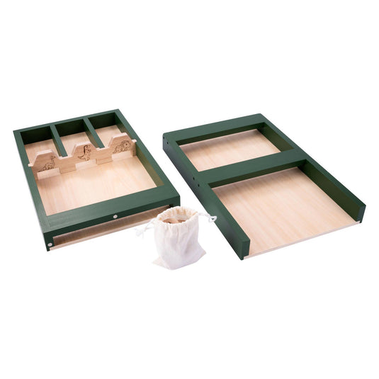 Longfield houten kinder sjoelbak dino, 80cm