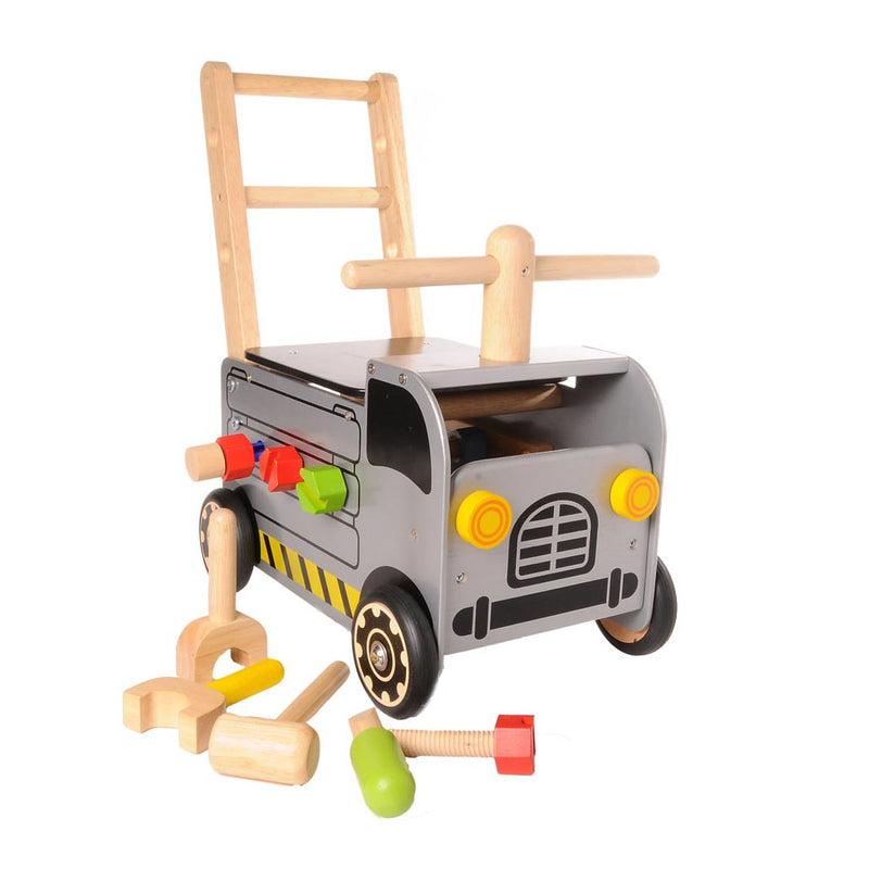 Load image into Gallery viewer, I'm toy loop- en duwwagen constructie
