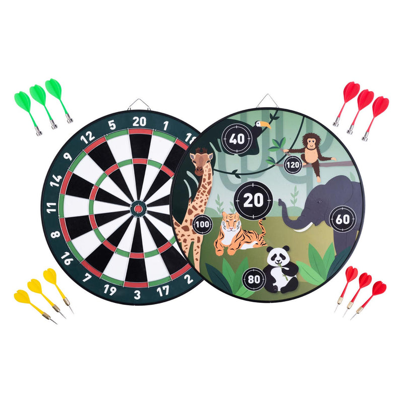Load image into Gallery viewer, Magnetisch dartbord dubbelzijdig dieren
