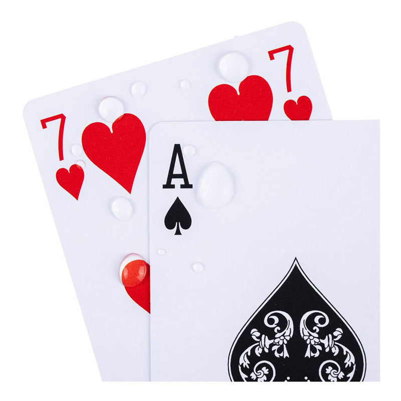 Afbeelding laden in galerijviewer, Longfield speelkaarten 100% plastic, 2 sets in kunststof doos poker bridge
