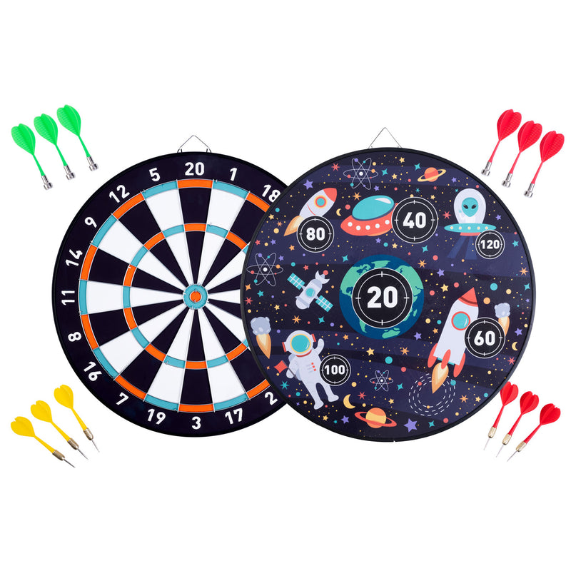 Load image into Gallery viewer, Engelhart magnetisch dartbord dubbelzijdig - ruimte
