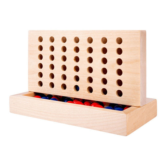 Longfield houten vier op een rij-spel