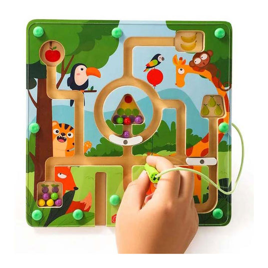 Dorjee magnetisch labyrinth dieren - 22x22cm