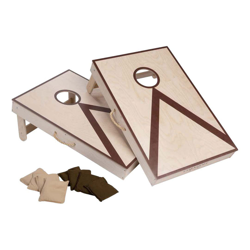 Afbeelding laden in galerijviewer, Engelhart cornhole – dubbel set – 90 x 60 cm – pine birchwood – inclusief 2 x 4 zakjes en draagtas – outdoor cornhole spel voor gezellig en competitief spel –
