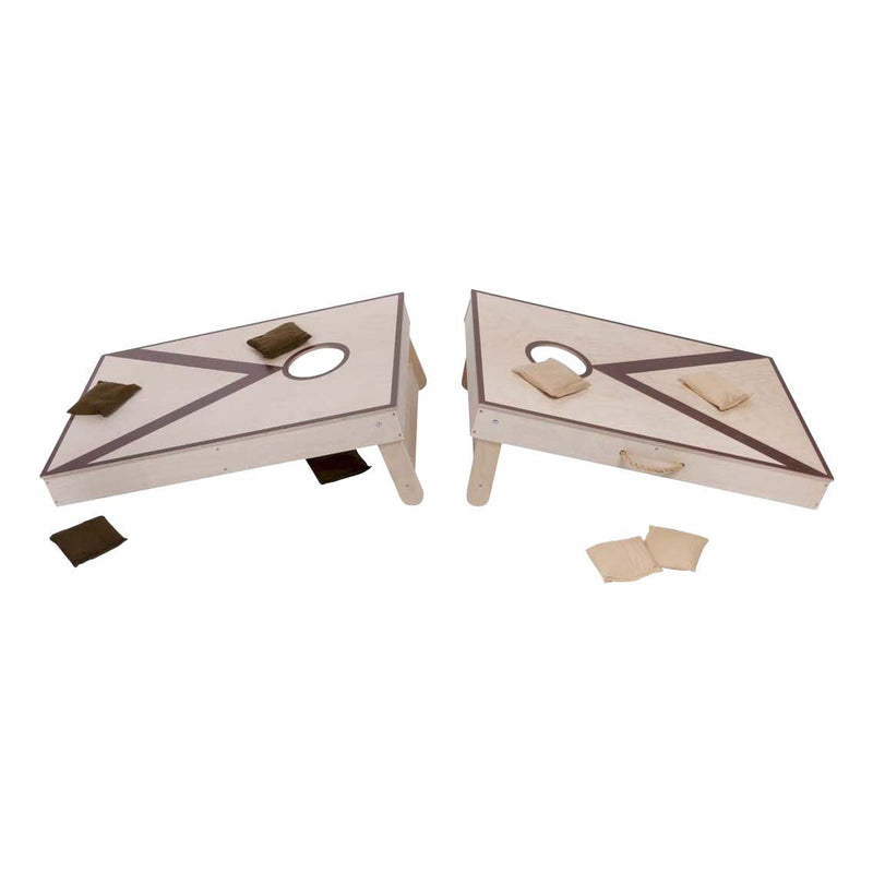 Afbeelding laden in galerijviewer, Engelhart cornhole – dubbel set – 90 x 60 cm – pine birchwood – inclusief 2 x 4 zakjes en draagtas – outdoor cornhole spel voor gezellig en competitief spel –
