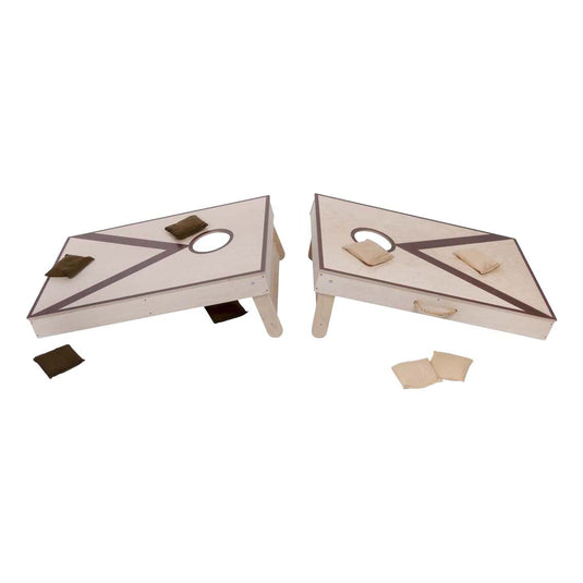 Engelhart cornhole – dubbel set – 90 x 60 cm – pine birchwood – inclusief 2 x 4 zakjes en draagtas – outdoor cornhole spel voor gezellig en competitief spel –