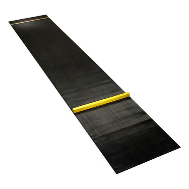 Dartmat rubber met oche - 300x60 cm