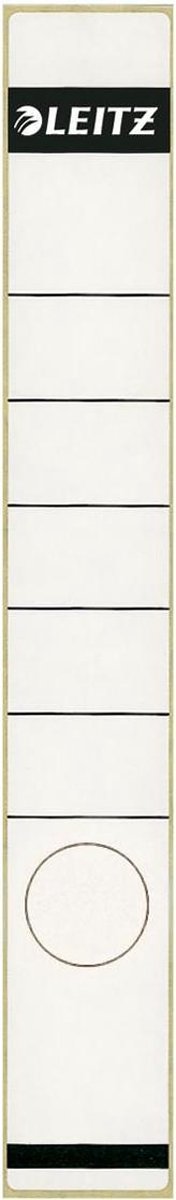 Leitz 1648 zelfklevend rugetiket (39x285mm) 10stuks wit