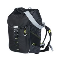 Basil rugzak Miles Daypack Nordlicht 17l zwart lime