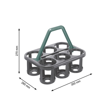 Rotho flessenhouder basic - antraciet
