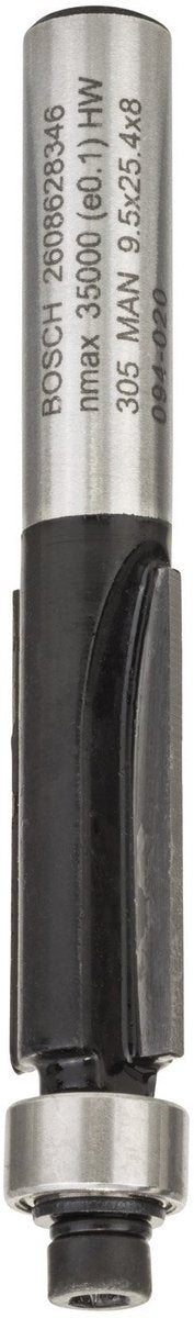 Bosch accessoires kantenfrezen 8 mm, d1 9,5 mm, l 25,4 mm, g 68 mm 1st - 2608628346
