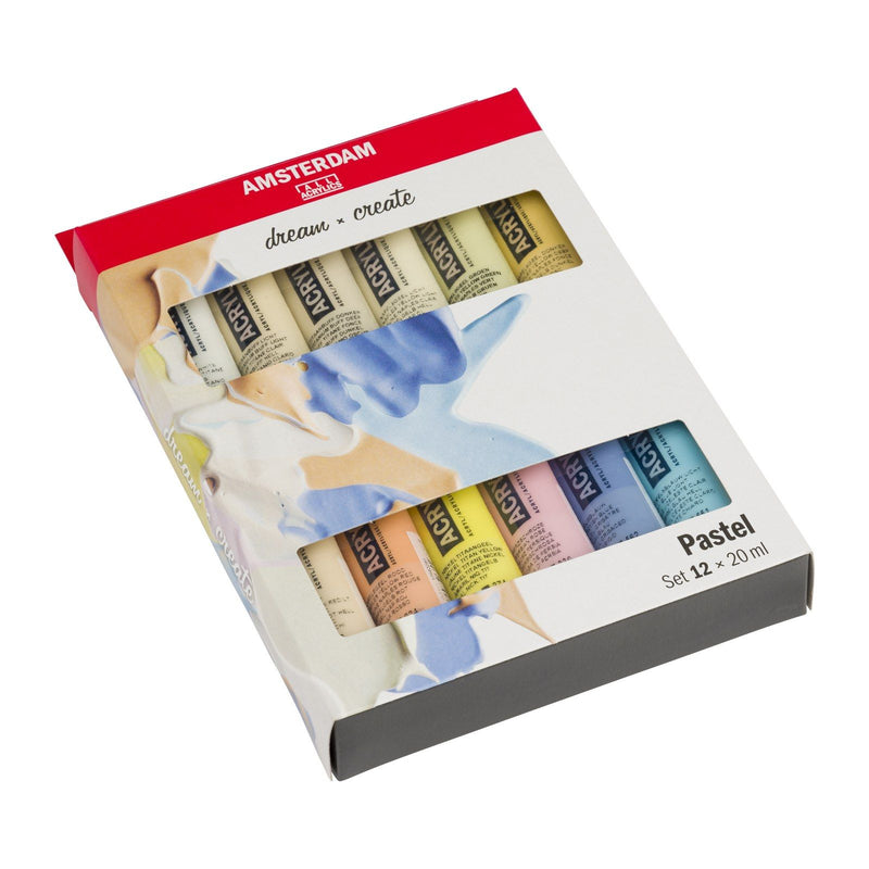 Load image into Gallery viewer, Amsterdam all acrylics amsterdam • standard series acrylic paint pastel set 12x20ml
