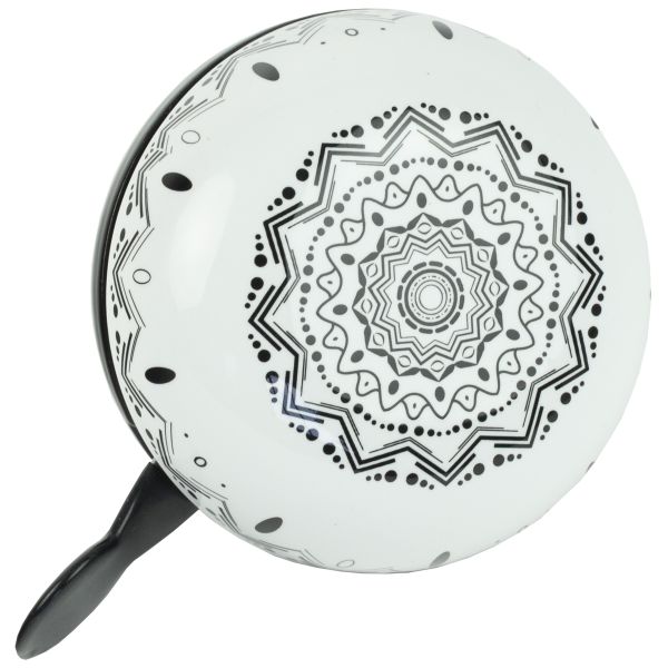 Load image into Gallery viewer, Widek ding dong bel groot mandala zebra black op kaart

