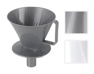 Excellent houseware koffiefilterhouder + tuit assorti