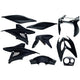Edge plaatset 9-delig voor yamaha aerox tot bouwjaar 2014 - zwart metallic