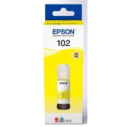 Inktfles epson 102 c13t03r440 geel