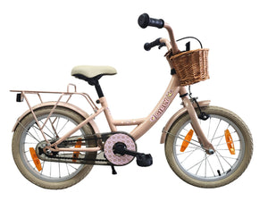 Hulzebos cycle parts b.v. bfk 16 girly meisjes roze + mand 16gg30