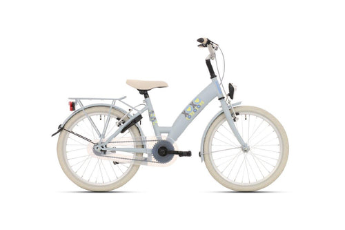 Bikefun kinderfiets 20 lots of love met remnaaf - blauw