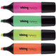 Markeerstift niceday hc1-5 kleurenassortiment 4 stuks