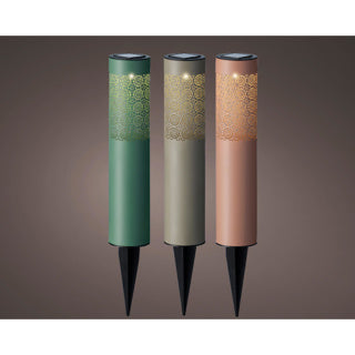 Solar lantaarn fakkel ijzer 3 assorti | 12 stuks