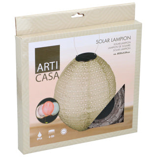 Load image into Gallery viewer, Lampion solar led ovaal 4 assorti | 2 stuks
