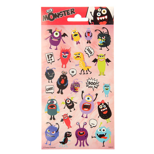 Totum stickervel monsters