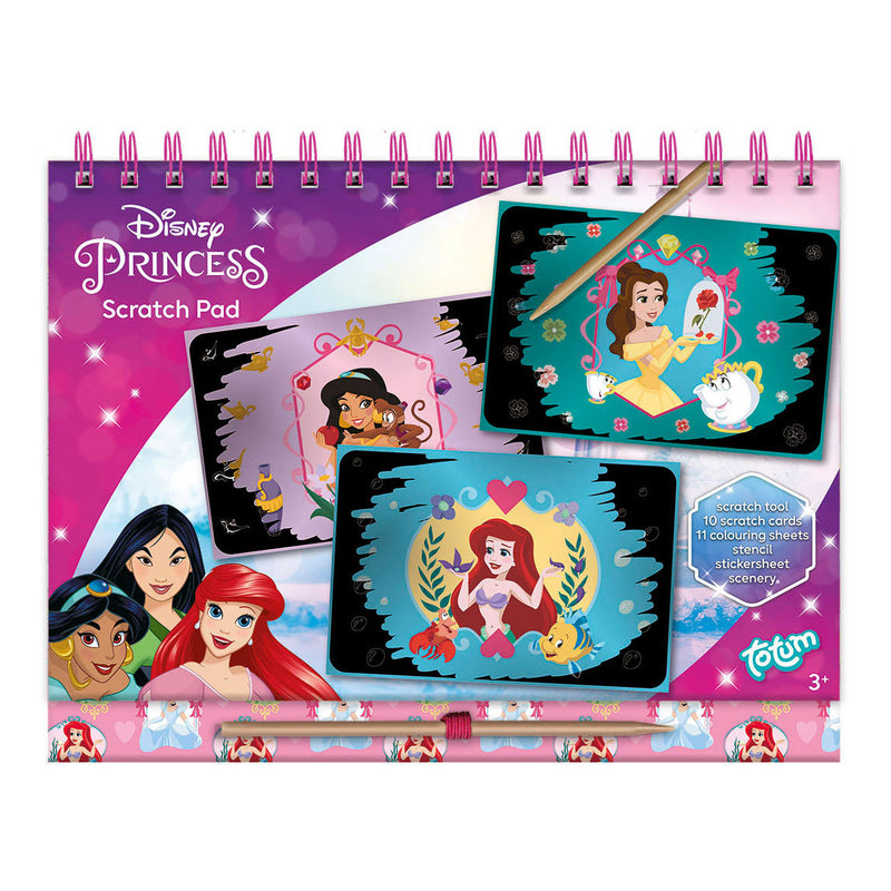 Load image into Gallery viewer, Totum disney princess scratchboek
