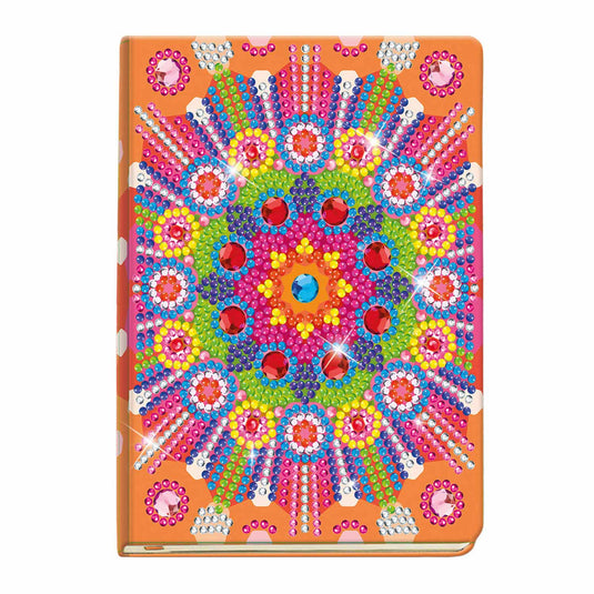 Totum notitieboek mandala - diamond painting dagboek schrijfboek - creatief speelgoed meisjes knutselen creatief cadeautip kerst
