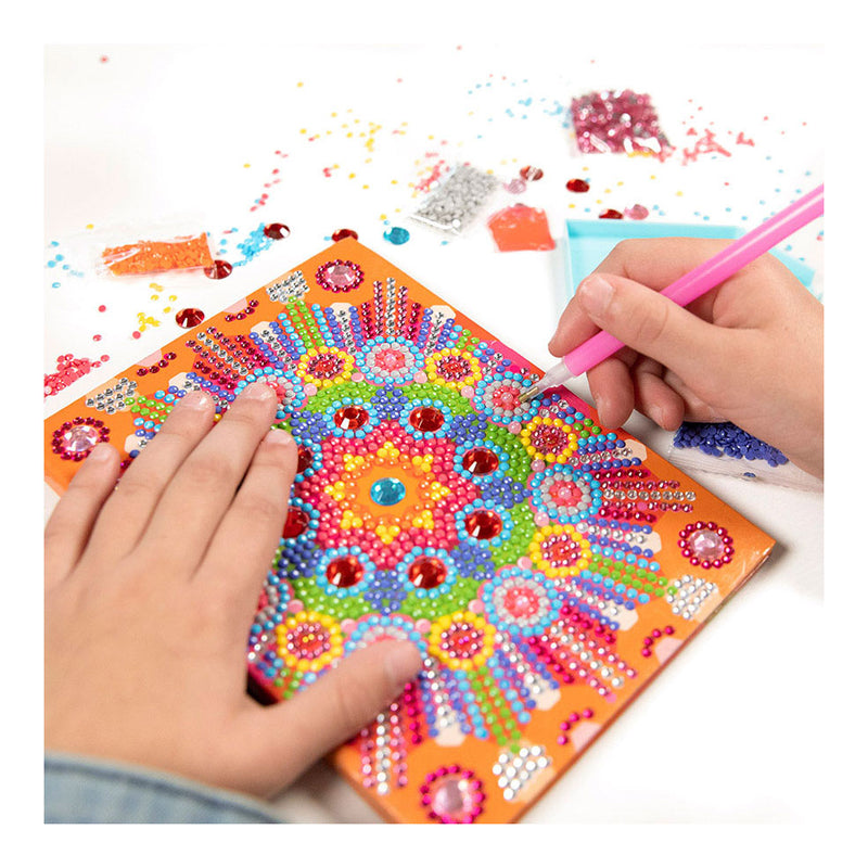 Chargez l'image dans la visionneuse de la galerie, Totum notitieboek mandala - diamond painting dagboek schrijfboek - creatief speelgoed meisjes knutselen creatief cadeautip kerst
