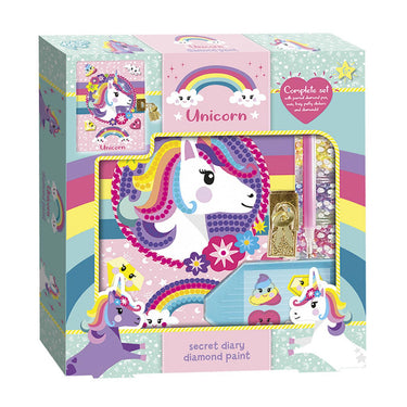 Totum unicorn geheim dagboek met slot vriendenboek | secret diary diamond painting knutselen | speelgoed meisjes cadeau tip