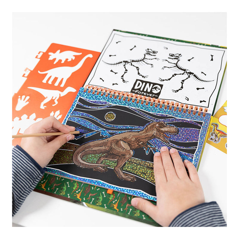 Load image into Gallery viewer, Totum dino forever - scratch boek
