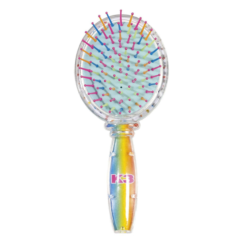 ギャラリービューアに画像をロードする, Totum k3 glitter kinder haar borstel - speelgoed meisjes junior vanaf 3 jaar- met bewegende glitters - studio 100 kids beauty
