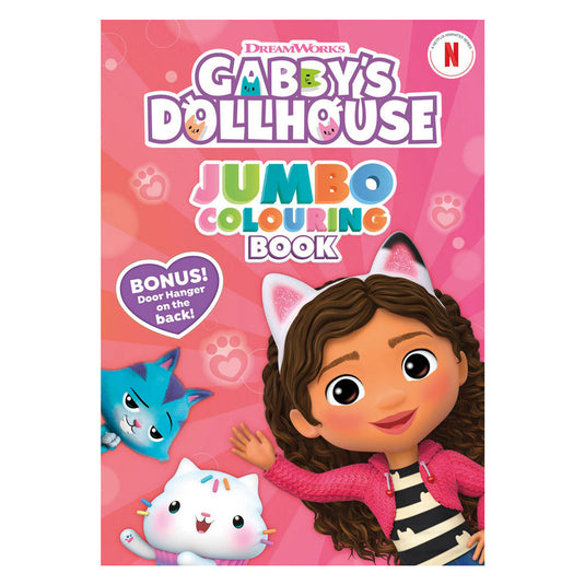 Totum gabby's poppenhuis jumbo kleurboek