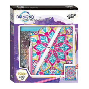 Totum diamond painting notitieboek mandala 1500+ steentjes