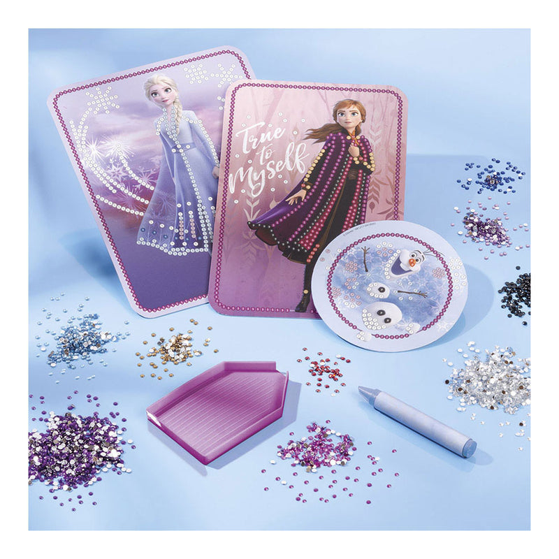 Load image into Gallery viewer, Totum 2in1 Frozen Diamond Painting en Armbanden Maken Knutselset
